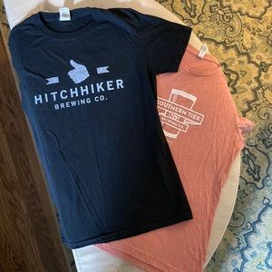 Set of 2 Size S Brewery T-shirts